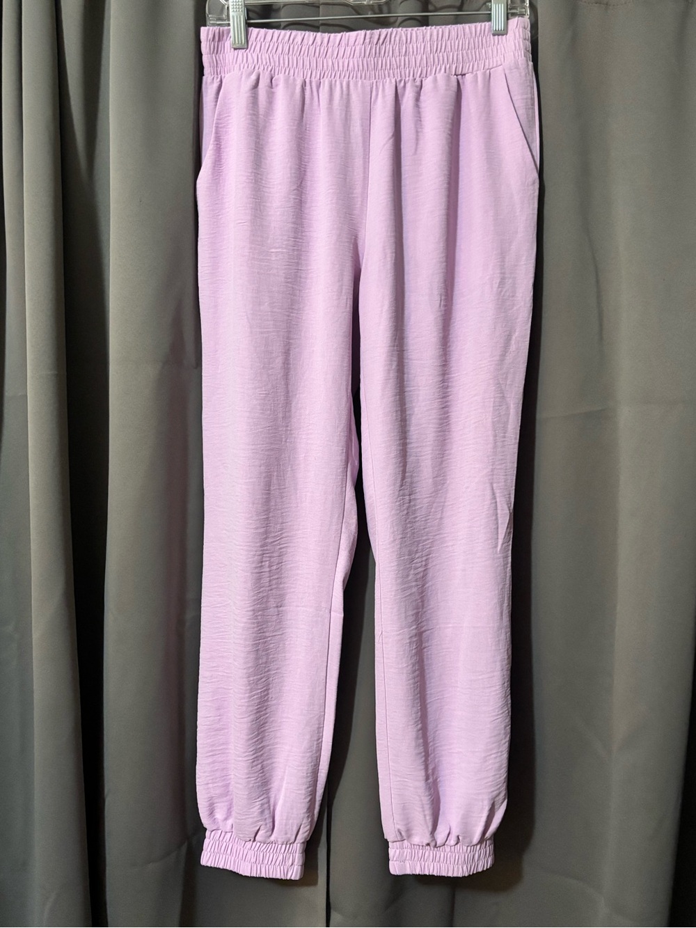 Adyson Parker Lavender Elastic-Waist Jogger Pants